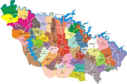 Mapa da Regi�o Alto Uruguai